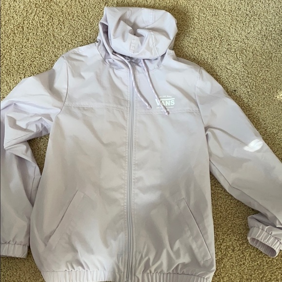 purple vans windbreaker